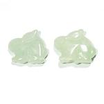 2x Jade Anhänger, Hase, Sternzeichen Tierzeichen, Schmuck DIY, 7950 2x Jade Anhänger, Hase, Sternzeichen Tierzeichen, Schmuck DIY, 7950